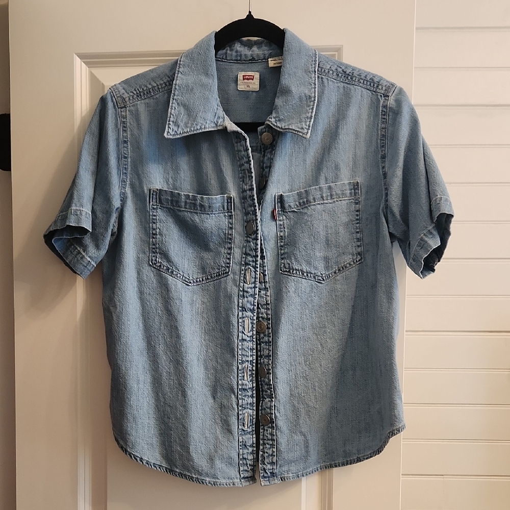 Levi's Classic Blue Denim Shirt
